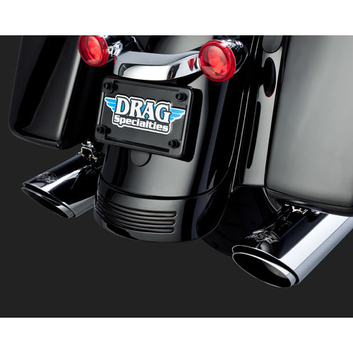 Vance & Hines 4 '' Twin Slash Round Slip-ons voor Touring 95-16