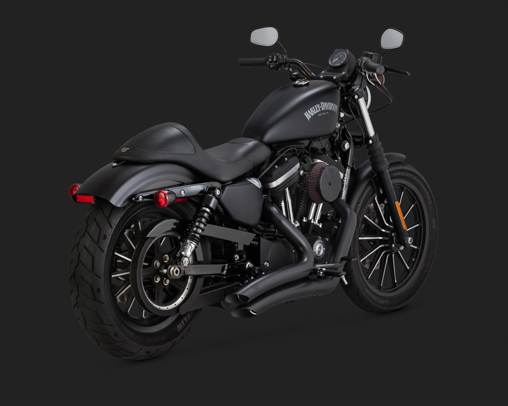 Vance & Hines Big Radius 2-2 Black for Sportster 14-20