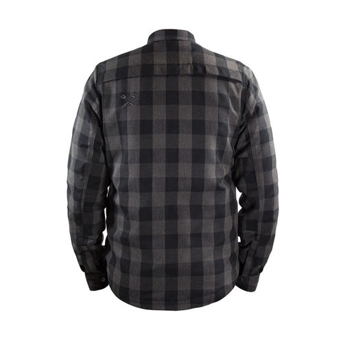 John Doe Motoshirt Grijs/Zwart met Xtm