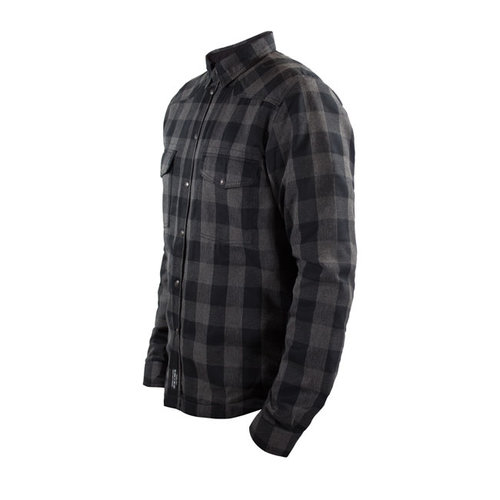 John Doe Motoshirt Grijs/Zwart met Xtm