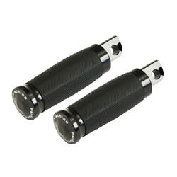 Rubber wrapped foot pegs