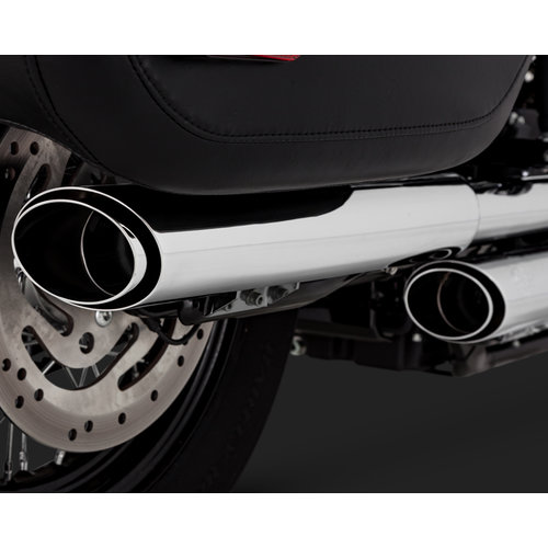 Vance & Hines 3'' Twin Slash Slip-ons for Softail 18-20