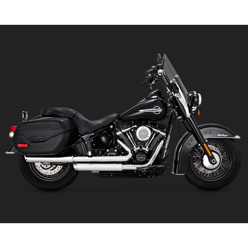 Vance & Hines 3'' Twin Slash Slip-ons for Softail 18-20