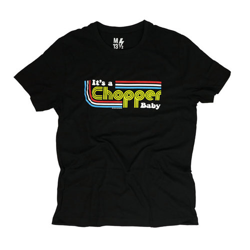 13 ½  It's a Chopper Baby T-Shirt Damen (Schwarz)