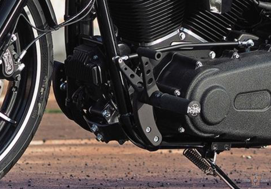 Thunderbike Forward Controls 'Base Rubber' Black 91-17 Dyna - Choppershop