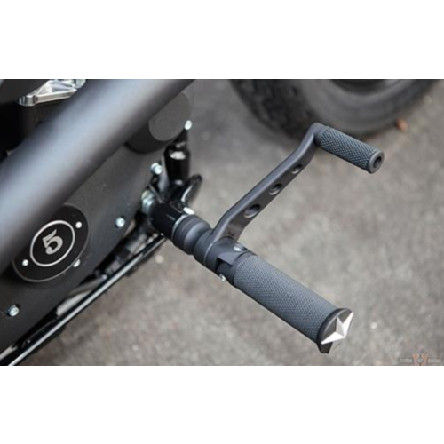 Thunderbike Forward controls 'Base Rubber' Black 04-13 Sportster