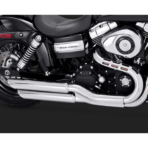 Vance & Hines Slip-on Twin Slash 3 '' pour Dyna 08-17 (couleur choisie)