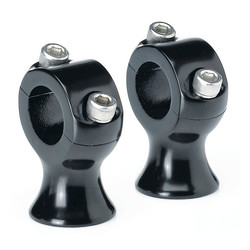 1.75 x 1" Slimline Lenker Risers Schwarz