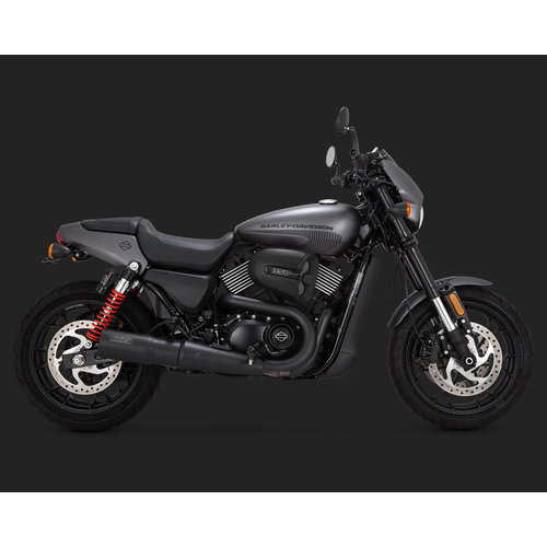 Vance & Hines Salut-sortie Slip-on Noir pour Street 15-20