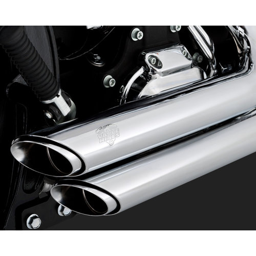 Vance & Hines Shortshots Staggered Chrome for Softail 86-11