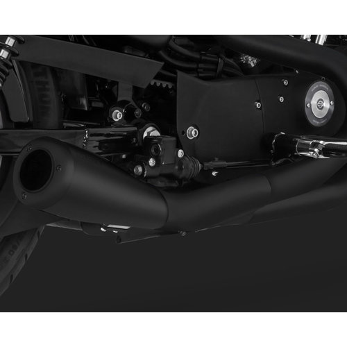Vance & Hines 2-1 Upswept Auspuffanlage Schwarz für Sportster 07-20