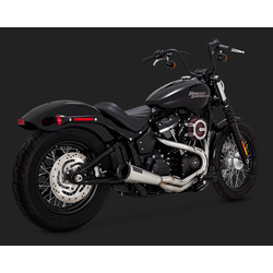 Stainless 2-1 Upsweep Chrome for Softail 18-20