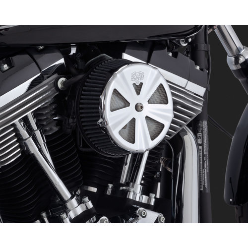 Vance & Hines VO2 Skullcap Crown Chrome