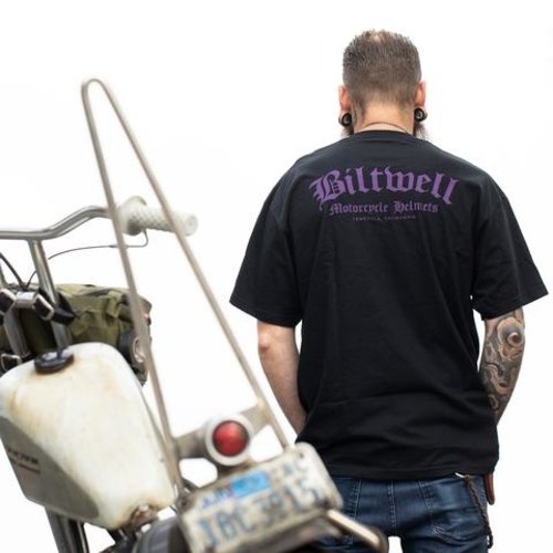 Biltwell Old English Pocket T-Shirt Black