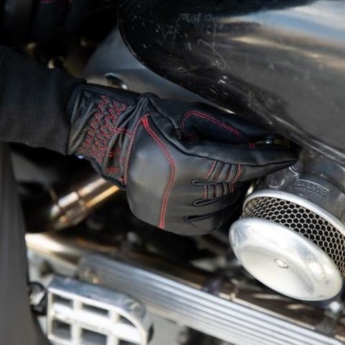 Biltwell Belden handschoenen - Redline