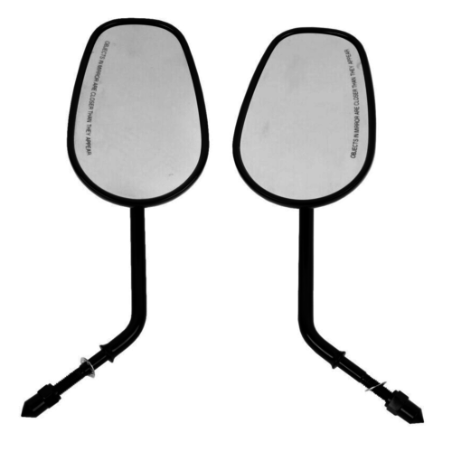 Ensemble de miroirs Universal HD Look - Noir satiné