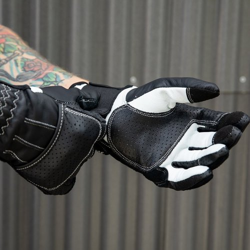 Biltwell Borrego Gloves - Black/Cement