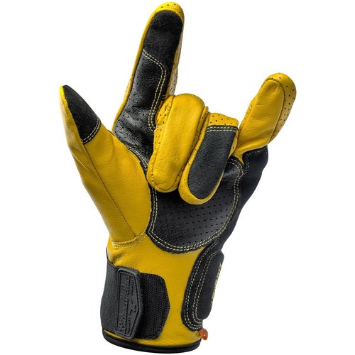Biltwell Borrego handschoenen - goud / zwart