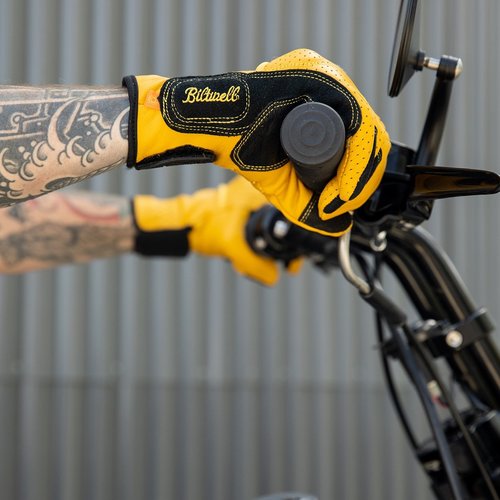 Biltwell Borrego Handschuhe - Gold / Schwarz