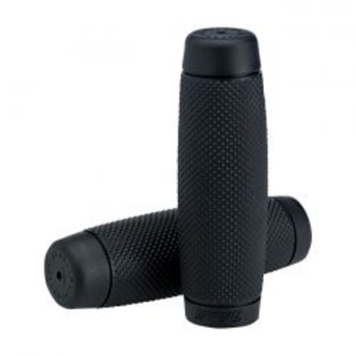 Biltwell Poignees Recoil noires 1"  TPV