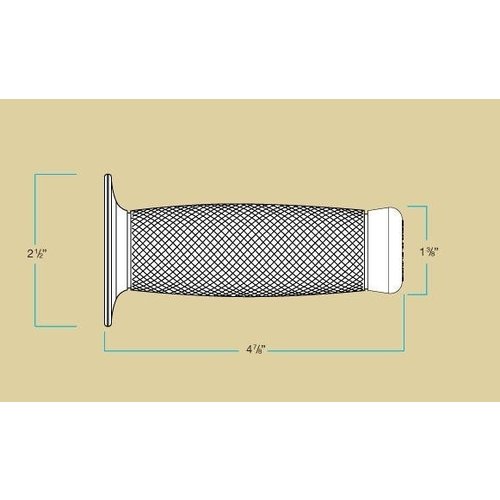 Biltwell 1" Renegade Grips white TPV