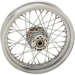 Fully Assembled Chrome Spoke Wheel (select size)