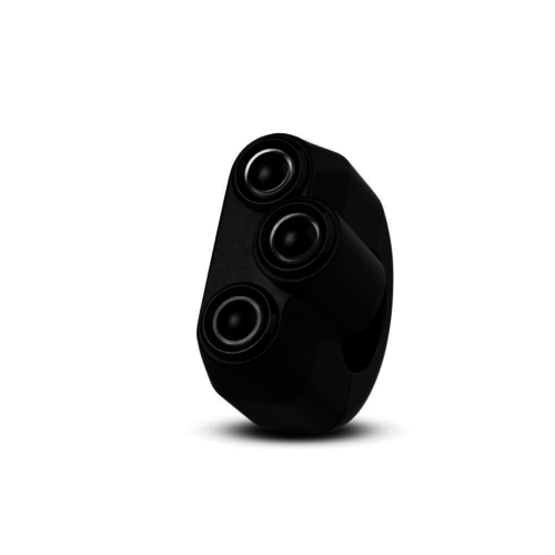 Rebelmoto REBEL SWITCH 3 button LED – Black 1"