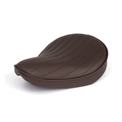 Fitzz Custom Small Solo Seat brown tuck and roll