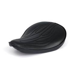 Fitzz Custom Small Solo Seat black Flame type 2