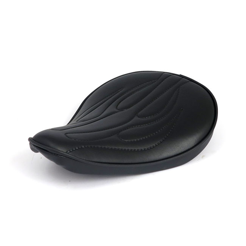 Fitzz Custom Small Solo seat zwart Flame type 2