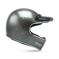 Peruna Motorcycle Helmet Metal Black