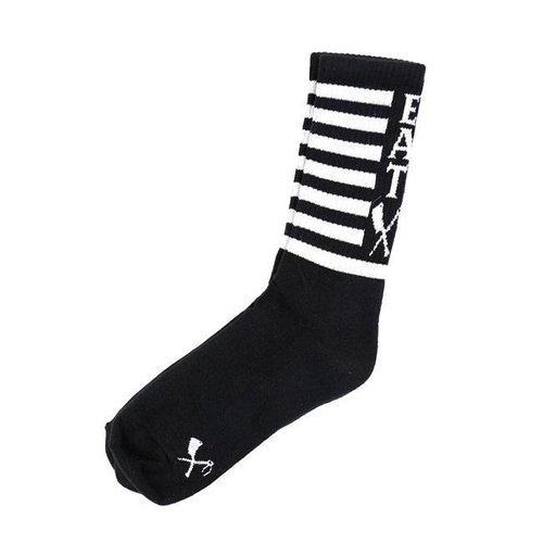 Rusty Butcher Socks Eat Shit Black/White