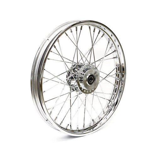 2.50 x 19 Roue avant 40 rayons chrome 91-98 FXD; 84-94 FXR; 84-85 FX, XL