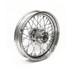 4.50 x 17 Roue arriere 40 rayons chrome 00-06 FXST, FLST; 00-05 FXD, FXDWG; 00-04 XL