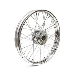 2.15 x 21 Voorwiel 40 Spaaks chrome 07-17 Softail (No ABS) (NU)
