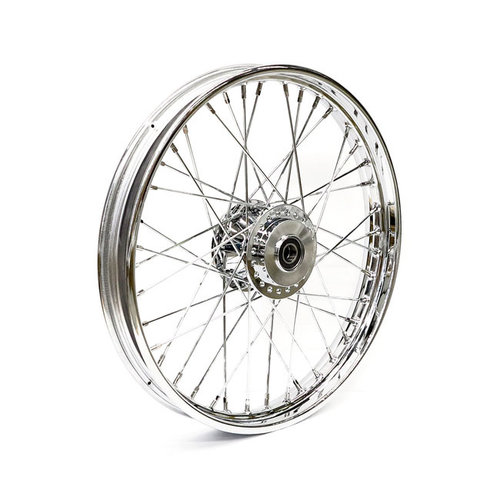 2.15 x 21 front wheel 40 spokes chrome 12-17 FXD, FXDWG (ABS) (NU)