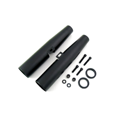 39MM Voorvork Cover Set -Zwart 88-03 XL(geen spatbord)