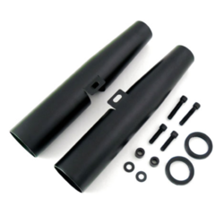 39MM Voorvork Cover Set -Zwart 88-03 XL(geen spatbord)
