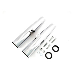 39MM Voorvork Cover Set Chrome 88-03 XL(geen spatbord)
