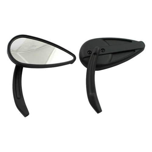 Teardrop Modern Spiegel Set (2) Zwart