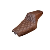 Leather DUO seat for Harley Davidson Sportster XL 04-20 brown
