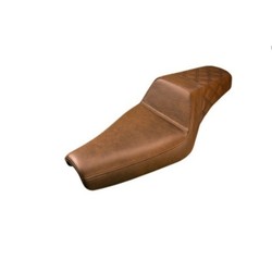 Selle en cuir SADDLEHYDE ™ DUO marron devant Sportster XL 04-20