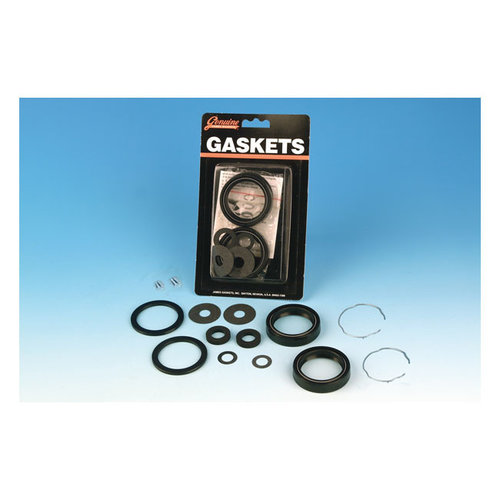 James Gaskets Fork Seal Kit with Steel Washer 49-77 FL, FLH