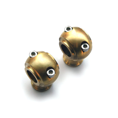 1,25 inch Brass CNC Retro Risers Retro for Harley Davidson