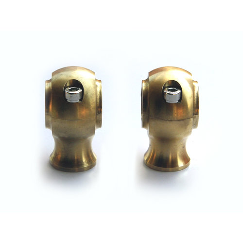 1,25 inch Risers rétro en laiton CNC rétro pour Harley Davidson