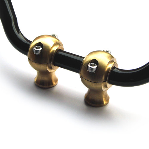 1,25 inch Brass CNC Retro Risers Retro for Harley Davidson