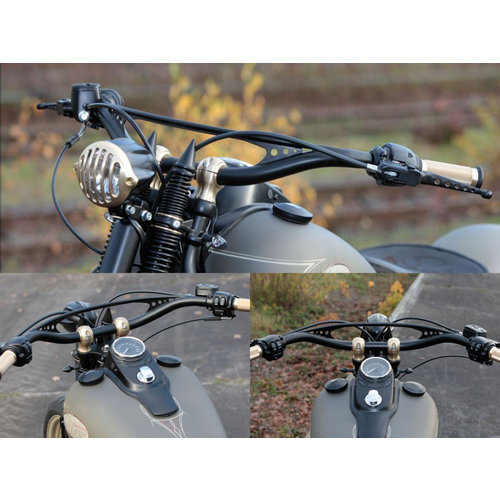 1,25 inch Messing CNC Retro Risers Retro voor Harley Davidson