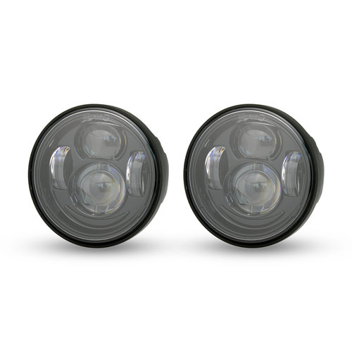 Twin LED-koplampenset Harley Dyna Fat Bob 08-17