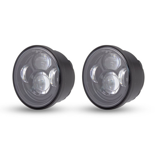 Ensemble de phares à LED double Harley Dyna Fat Bob 08-17