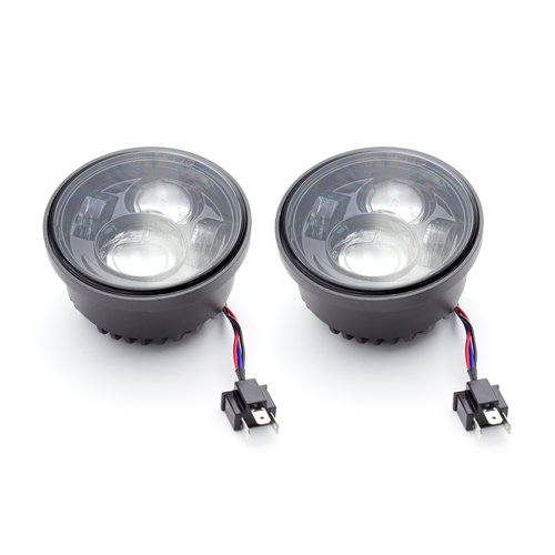 Twin LED-koplampenset Harley Dyna Fat Bob 08-17